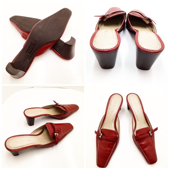 {Unisa} Leather Stitched Mules - Picture 6 of 7